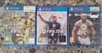 Drie PS4-games FIFA 23 - FIFA 17 - UFC3, Games en Spelcomputers, Games | Sony PlayStation Vita, Ophalen of Verzenden, Gebruikt