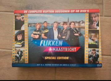 Nieuwe dvd collectie Flikken Maastricht van 1-16 pus de film beschikbaar voor biedingen