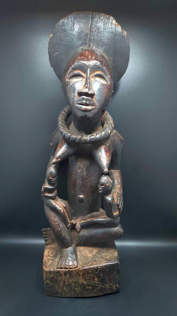 Prachtige kraamkliniek Phemba - Kongo, Antiek en Kunst, Kunst | Niet-Westerse kunst, Ophalen of Verzenden