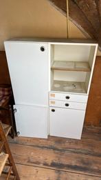 Retro kinderbureau en kast, Ophalen, Zo goed als nieuw