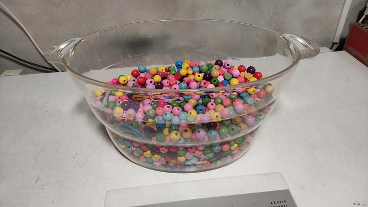 Grote bak houten kralen, Hobby en Vrije tijd, Kralen en Sieraden maken, Nieuw, Kraal, Ophalen of Verzenden