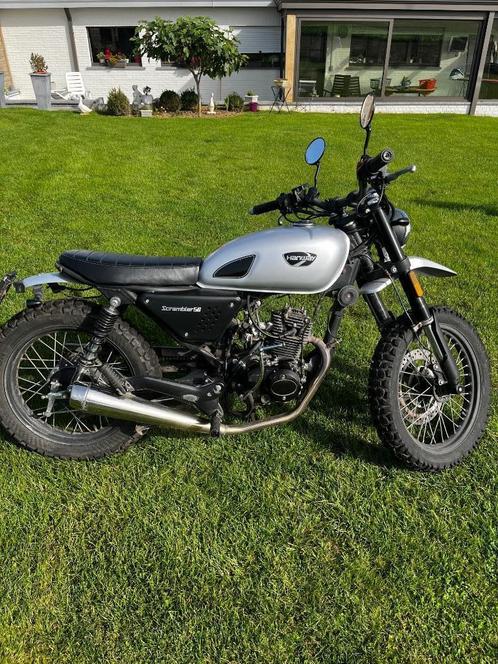 Te Koop: Hanway Scrambler 50cc, Fietsen en Brommers, Brommers | Overige merken, Gebruikt, Klasse B (45 km/u), Ophalen