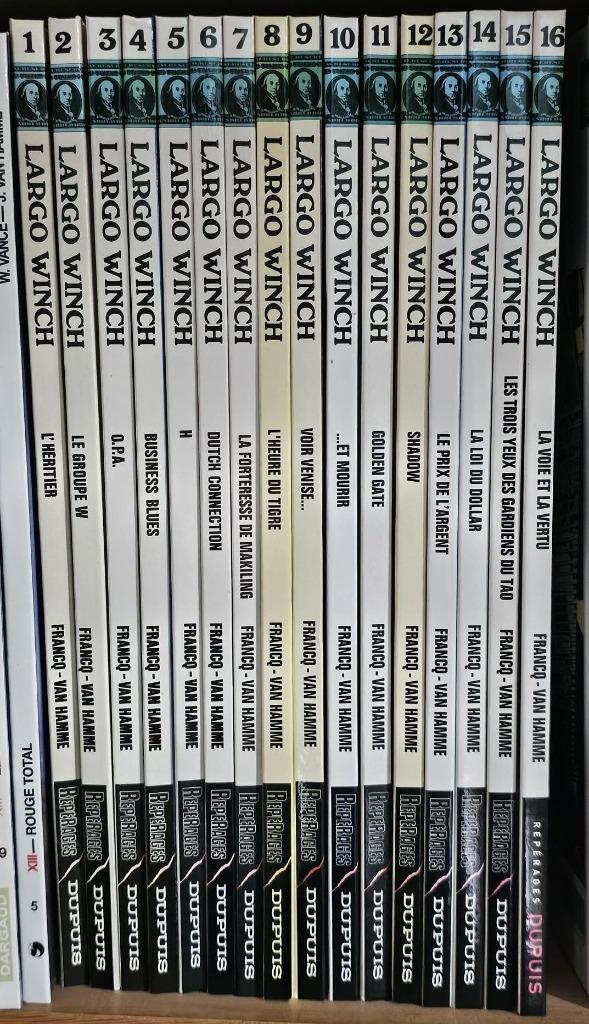 Largo Winch volumes 1 tot 16 — EO, Boeken, Stripverhalen, Gelezen, Meerdere stripboeken, Ophalen of Verzenden