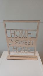 Support en bois sur pied « Home sweet home » neuf Dernière, Enlèvement ou Envoi, Comme neuf