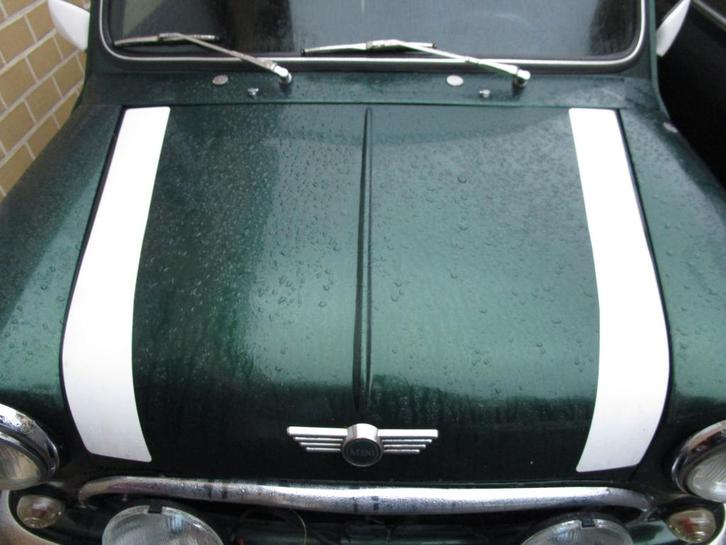 motorkapstrepen WIT - bonnet stripes - Klassieke Mini Cooper, Auto-onderdelen, Carrosserie, Motorkap, Mini, Rover, Austin, Voor