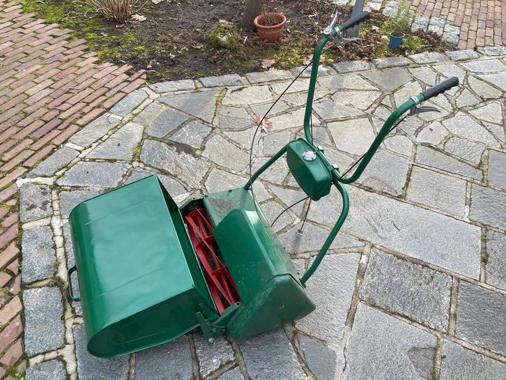 Restauratieproject Atco grasmaaier, Tuin en Terras, Grasmaaiers, Gebruikt, Benzine-grasmaaier, 50 cm of meer, Kooimesmaaier, Opvangbak