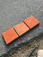 Lot antieke terracotta tegels, Antiek en Kunst, Antiek | Wandborden en Tegels, Ophalen