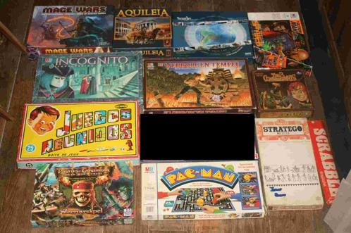 15x spellen: stratego, monopoly, risk, mage wars, pac man..., Hobby en Vrije tijd, Gezelschapsspellen | Bordspellen, Zo goed als nieuw