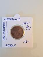 Nederland 1 cent 1823 B, Timbres & Monnaies, Monnaies | Europe | Monnaies non-euro, Enlèvement ou Envoi