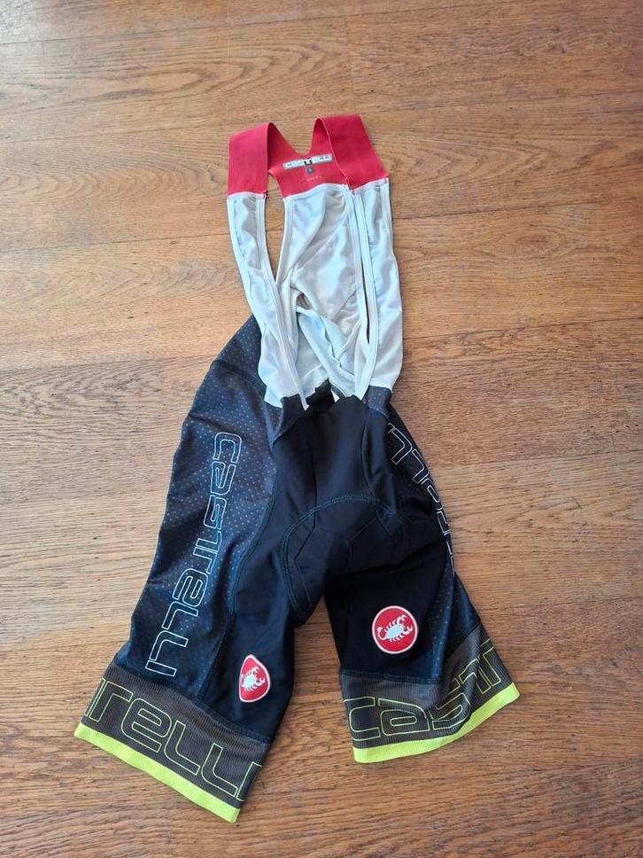 Castelli Free Aero Race Bibshort S, Fietsen en Brommers, Fietsaccessoires | Fietskleding, Zo goed als nieuw, S, Verzenden