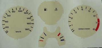 Dashboard wijzerplaten magnolia Classic Mini. beschikbaar voor biedingen