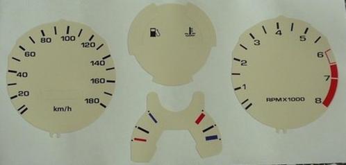 Dashboard wijzerplaten magnolia Classic Mini., Auto-onderdelen, Dashboard en Schakelaars, Mini, Oldtimer onderdelen, Nieuw, Ophalen of Verzenden