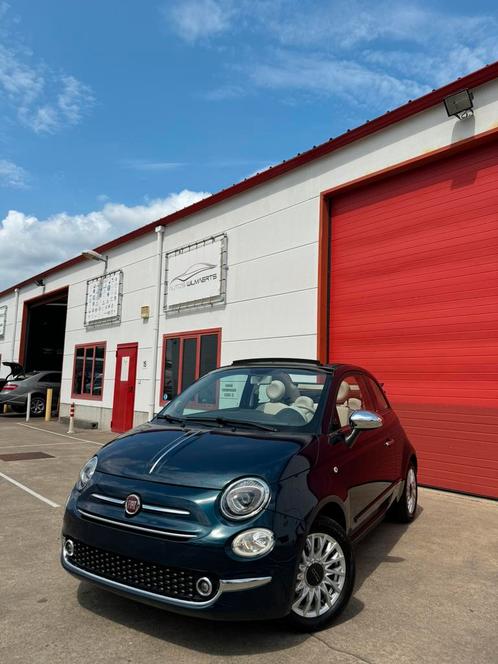 Fiat 500 Cabrio 2016 1.2i 83000km navi/led/pdc, Auto's, Fiat, Bedrijf, Te koop, 500C, ABS, Adaptieve lichten, Airbags, Airconditioning