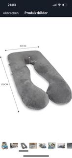 Coussin de grossesse gris, grand et super comfortable, Ophalen, Zo goed als nieuw