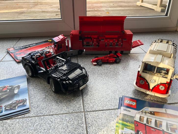 LEGO 8654 Ferrari + 10220 Volkswagen T1 + 4896 Creator LEGOS, Enfants & Bébés, Jouets | Duplo & Lego, Comme neuf, Lego, Ensemble complet