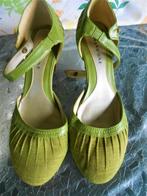 Belles chaussures dames, Comme neuf, Vert, Enlèvement ou Envoi, Chaussures à haut talons