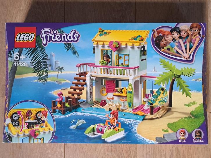 Lego Friends Strandhuis 41428, Kinderen en Baby's, Speelgoed | Duplo en Lego, Zo goed als nieuw, Lego, Complete set, Ophalen
