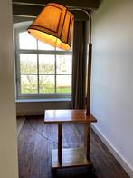 Art Deco vloerlamp, vintage tafel met lamp Temde, Ophalen