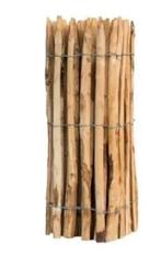 CLOTURE EN CHATAIGNIER, Enlèvement, Utilisé, Bois, Clôture en treillis métallique double
