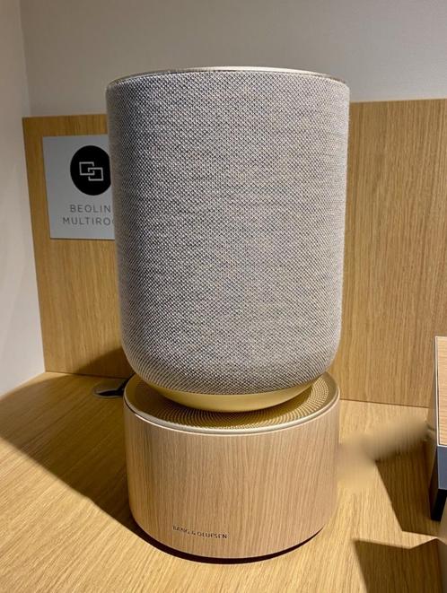 Bang & Olufsen Beosound Balance Oak GVA Ex demo- B&O, Audio, Tv en Foto, Luidsprekerboxen, Zo goed als nieuw, Front, Rear of Stereo speakers
