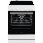 AEG CCB 6200 ABW Fornuis vitrokeramische kookplaat + dampkap, Hete lucht, Zo goed als nieuw, Energieklasse A of zuiniger, 85 tot 90 cm