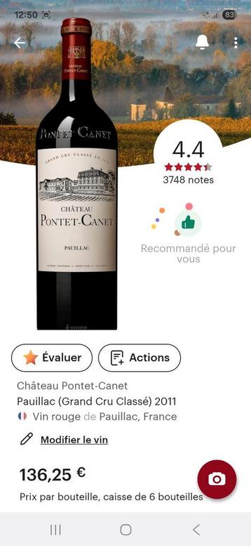 Chateau pontet canet 2011 beschikbaar voor biedingen