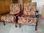 2 fauteuils en bois à donner, Maison & Meubles, Fauteuils, Bois, Enlèvement, Utilisé