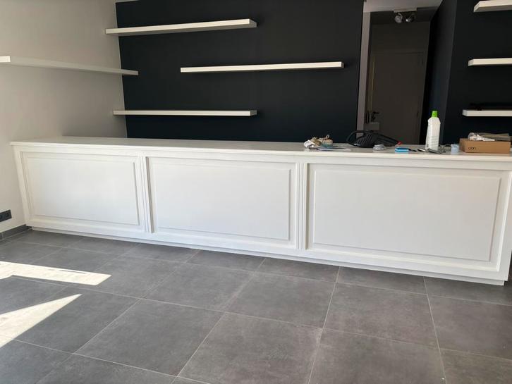 2 Winkeltogen - klassiek - Maatwerk volgens de ruimte - wit, Zakelijke goederen, Kantoor en Winkelinrichting | Kantoormeubilair en Inrichting