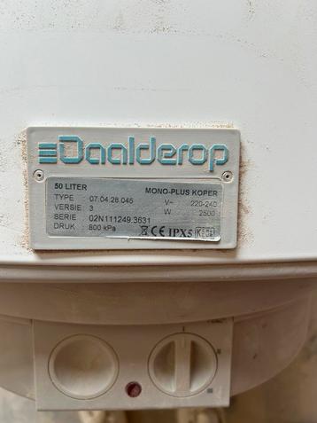 Daalderop 50 Liter Mono-Plus elektrische boiler, 20 à 100 litres, Enlèvement, Utilisé, Boiler