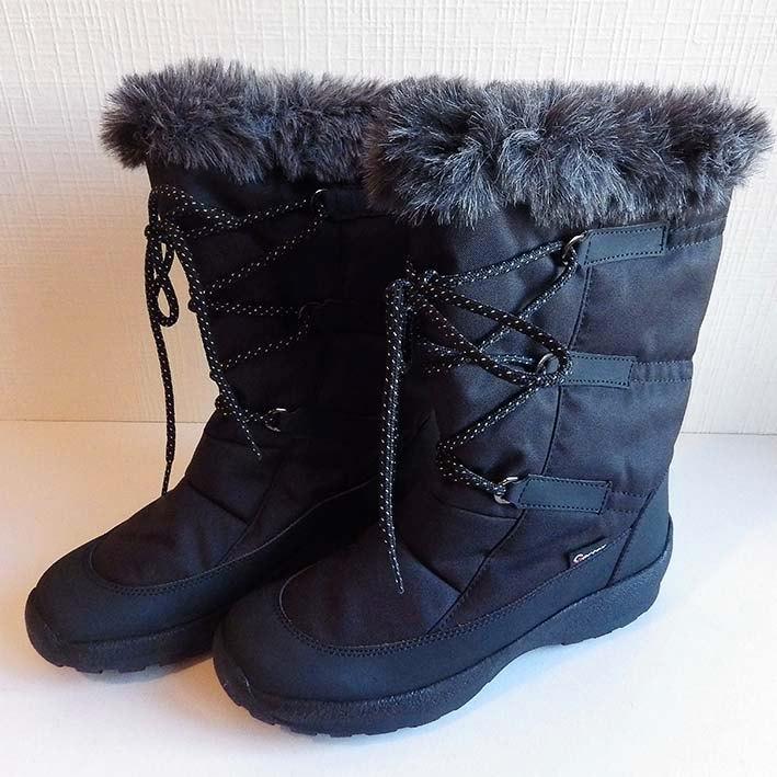 Dames Snowboots: (Halfhoog) maat 39., Kleding | Dames, Schoenen, Zo goed als nieuw, Snowboots, Zwart, Ophalen