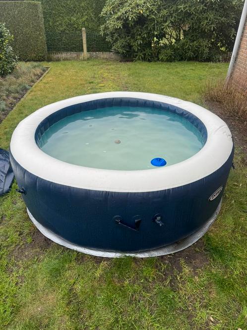 Intex PureSpa Bubble Therapy Plus + HWS 4 personen - TE KOOP, Tuin en Terras, Jacuzzi's, Ophalen