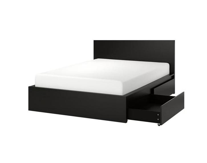 IKEA Malm 160 cm bed met lades en elektrische lattenbodems, Huis en Inrichting, Slaapkamer | Bedden, Zo goed als nieuw, Tweepersoons