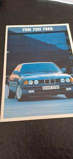 Folder BMW  7 reeks van 1987, Boeken, Auto's | Folders en Tijdschriften, Ophalen of Verzenden, Zo goed als nieuw, BMW