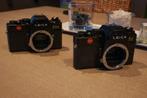 Leica R3 Mot. Twee Leitz Lieca voor onderdelen of reparaties, Ophalen of Verzenden, Niet werkend, Spiegelreflex, Leica