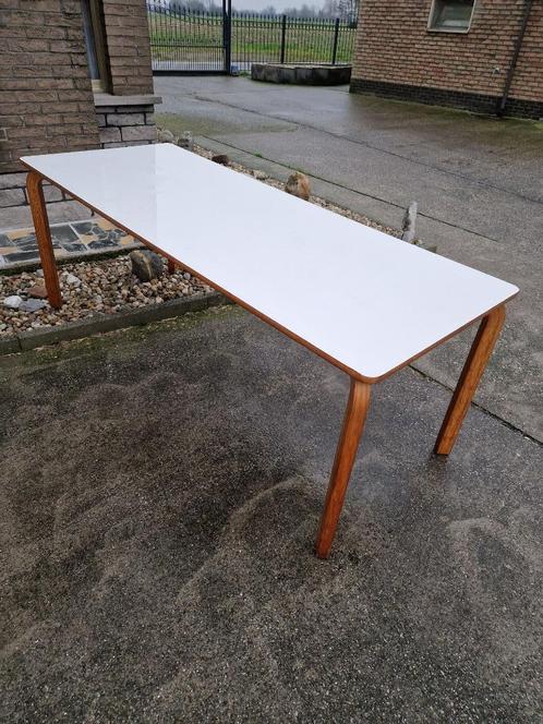 zeer sterke grote houten tafel werktafel KOOPJE, Huis en Inrichting, Tafels | Eettafels, Gebruikt, 50 tot 100 cm, 200 cm of meer