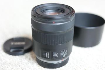 Canon RF 85mm F2 Macro IS STM + Filtre ND32 + Pare-soleil, Enlèvement, Comme neuf, Objectif macro