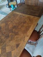 Table en chêne massif et 6 chaises, Enlèvement, Utilisé, Chêne