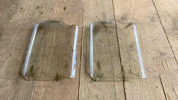 6 Oude Glazen dakpannen - Lichtpannen beschikbaar voor biedingen