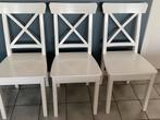 6 Ingholf stoelen ikea. 35,00 euro/stuk., Huis en Inrichting, Ophalen, Gebruikt, Wit, Landelijk