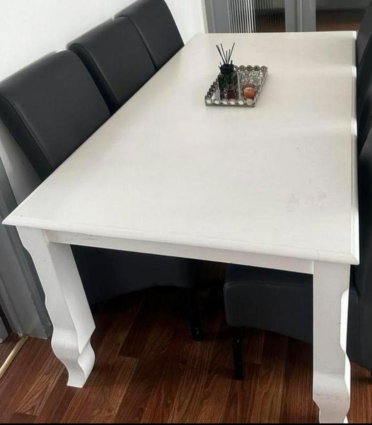 Table à manger avec 6 chaises, Maison & Meubles, Salles à manger complètes, Utilisé, Enlèvement