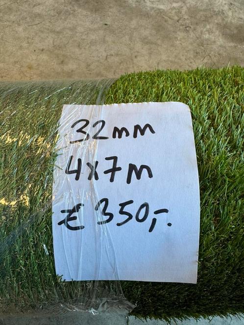 Nieuw kunstgras 4x7 meter 32mm hoog., Tuin en Terras, Gras en Kunstgras, Nieuw, Kunstgras, Ophalen