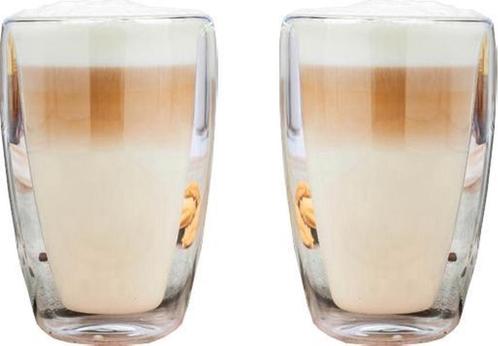 Hi Latte Macchiato Glazen - Transparant - 2 stuks, Verzamelen, Glas en Drinkglazen