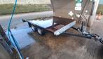 Geremde plateau aanhangwagen 2700kg, Auto diversen, Aanhangers en Bagagewagens, Ophalen of Verzenden