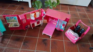 Barbie groot lot barbie en camper en woning beschikbaar voor biedingen