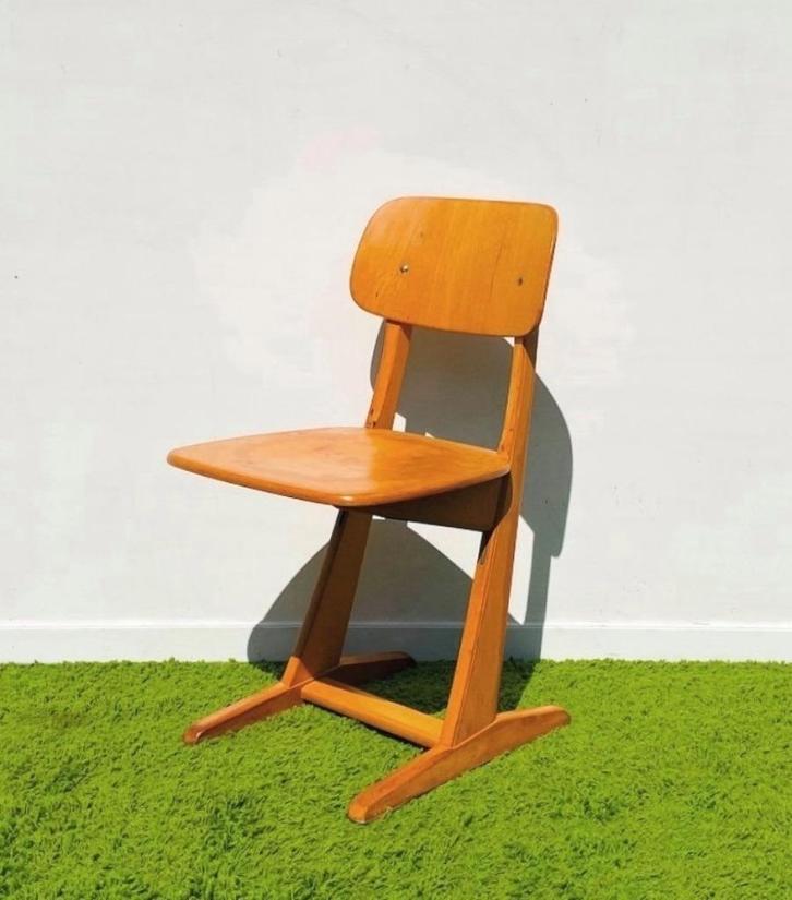 Casala schoolstoel ~ Vintage 60s ~ Stoel, Kinderen en Baby's, Kinderkamer | Tafels en Stoelen, Ophalen of Verzenden