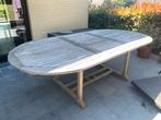 Teak tuintafel 8 personen 240cm, Tuin en Terras, Ophalen, Gebruikt, Ovaal, Teakhout