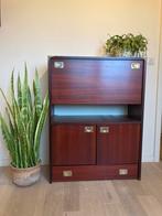 Vintage Scandinavische houten kledingkast uit de jaren 60, Huis en Inrichting, Ophalen, Zo goed als nieuw