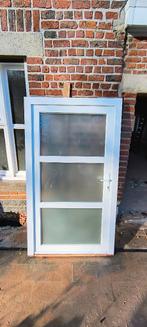Buitendeur dubbele beglazing, Gebruikt, Buitendeur, Glas, 200 tot 215 cm