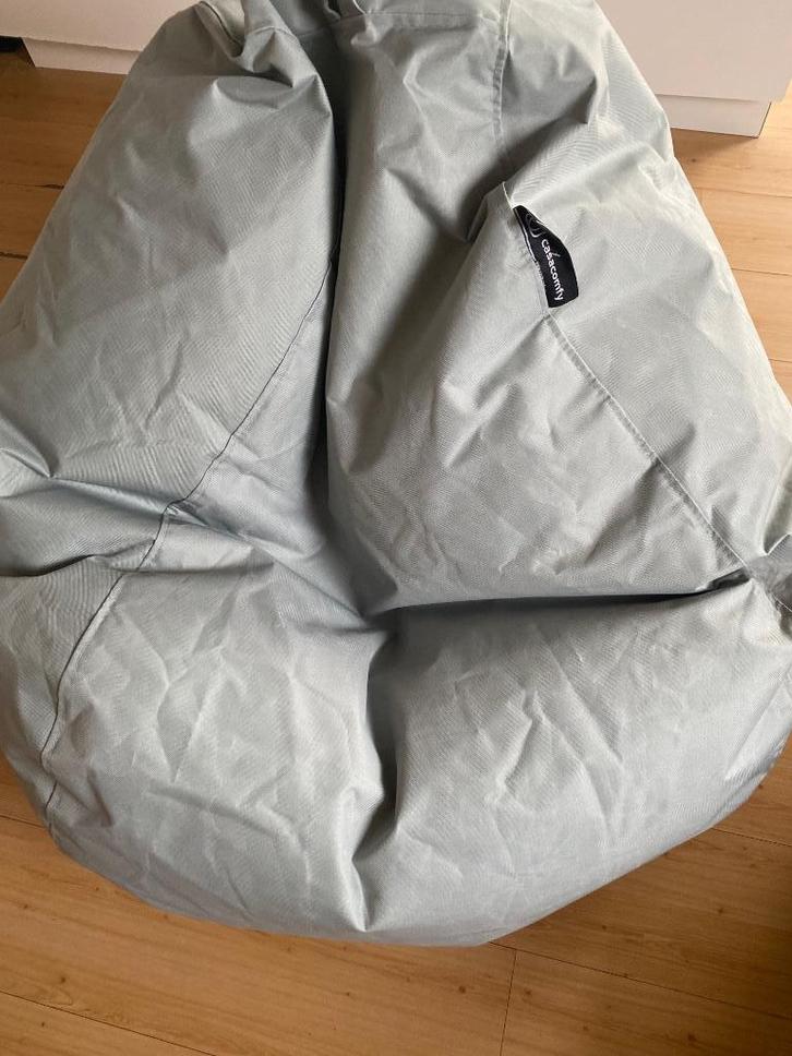 Zitzak XXL Casacomfy volwassenen NIEUW! Grijs/lichtgrijs, Huis en Inrichting, Zitzakken, Nieuw, Zitzak, Grijs, Ophalen