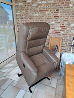 Lederen sta op zetel fauteuil relax, Ophalen, Zo goed als nieuw